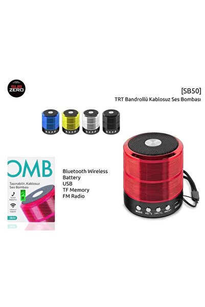 Subzero Bluetooth Hoparlör Sound Bomb (Ses Bombası)