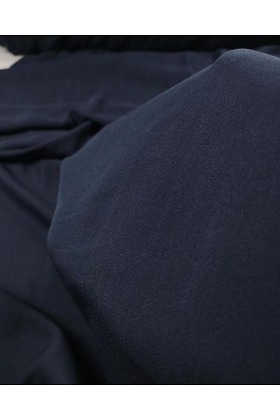 Kumaş Parça Fine Woven in Navy Blue Color Width: 145