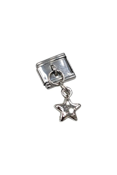 Wobbly Star Patterned Italian Charm
