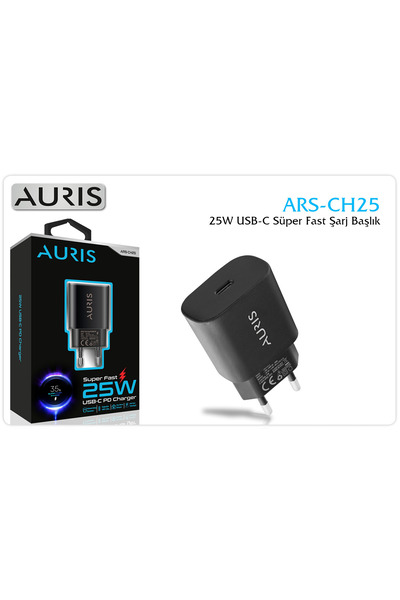 Auris CH25 USB-C 25W Şarj Kafası