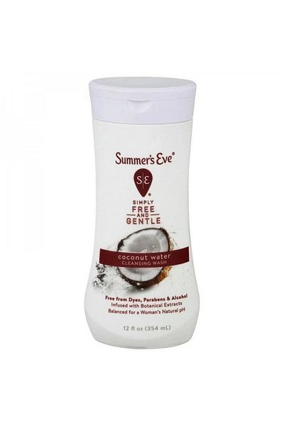 Free and joy Summer's Eve Simply Free and Gentle Coconut Water Cleansing Wash