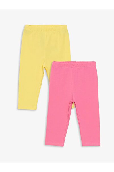 LC Waikiki Lcw Kids Sari Buy Elastic Baby Girl Basic Leggings 2-Pack