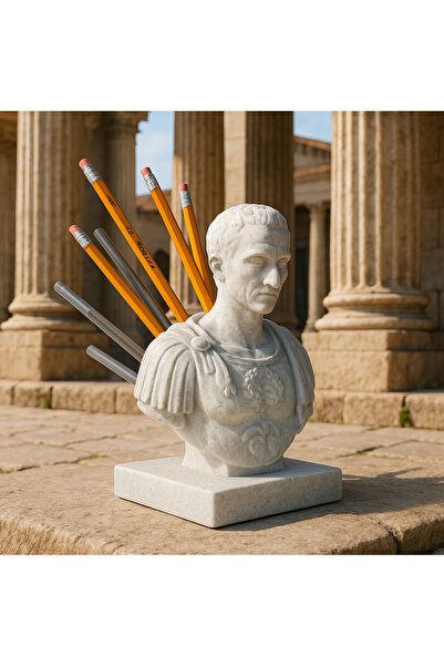 ShowArt Hediyelik Roma Sutünu Sezar Kalemlik / Ofis Kalemlik