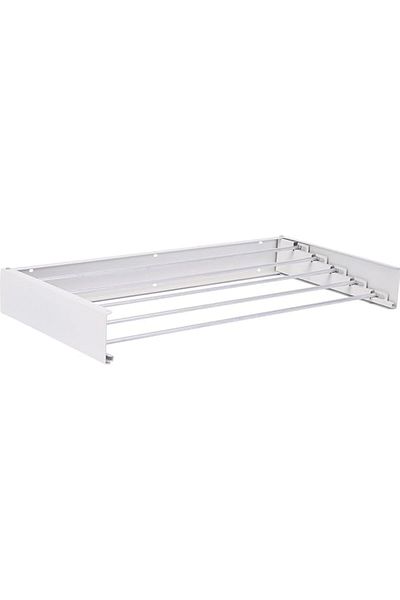 COOYA Invisible Wall Mounted Clothes,Towel Drying Rack,Foldable Shoe Storage Rack, Retractable(White)