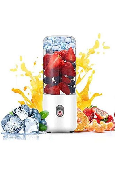 COOYA Powerful Mini Blender with 6 Blades, Portable Blender with USB Rechargeable Fruit Juice Mixer, 500ML
