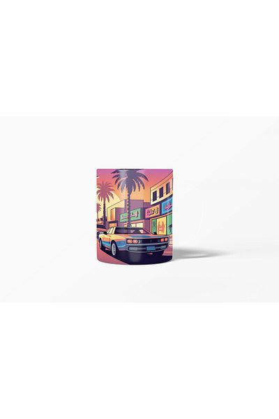 MECKSA Grand Theft Auto 6 Theme Coffee Cup 11 oz