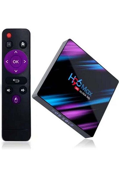 COOYA Set-top Box Android 4GB+64GB, 4K HD Network Player with Dual Band WiFi, Bluetooth 4.0 & USB Ports
