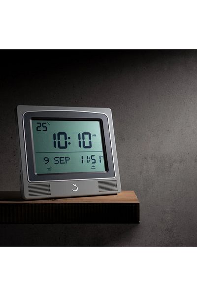 Fager Fajr Wall Clock Azan Times for All Cities Around the World Alarm for All Prayers Hijri and Gregorian Calendar CW-15