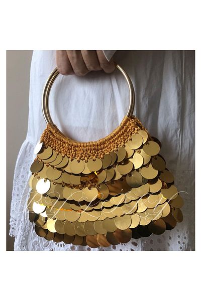 ByLily Pull, Sequined Bag. Ideal for Wedding, Engagement, Classy Nights