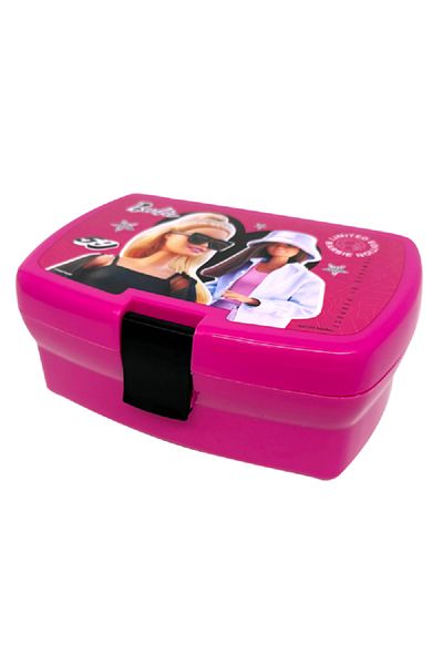 First Kid Barbie Sandwich Box with Inner Tray Pink 630ml