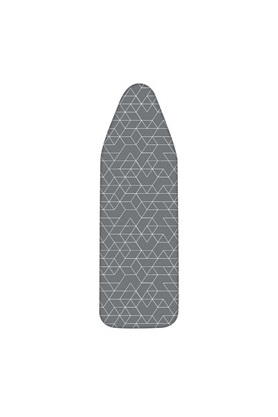 HONEYBEE Ironing Board Cover Dark Grey and White 15 x 48cm