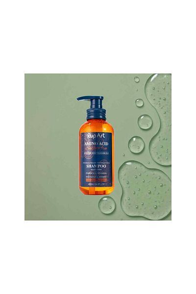 Rup Art Shampoo with Keratin, Jojoba & Amino Acids – Repair & Shine | Sulfate-Free, 425ml