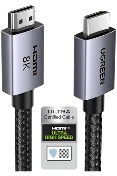 Ugreen 8K HDMI 2.1 Cable 1M, 48Gbps Certified Ultra High-speed HDMI Cord, 8K@60HZ,4K@240HZ/144HZ/120