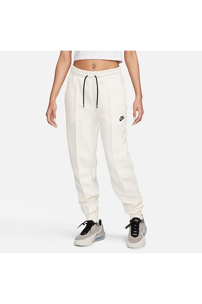 Nike Pants W Nsw Tech Fleece Mr JggrPale Ivory/Black L L INTL