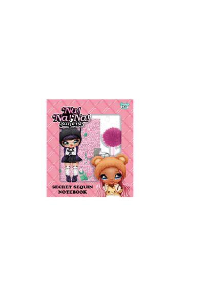 First Kid Surprise Kids Secret Sequin Notebook with Lock and Key Pink