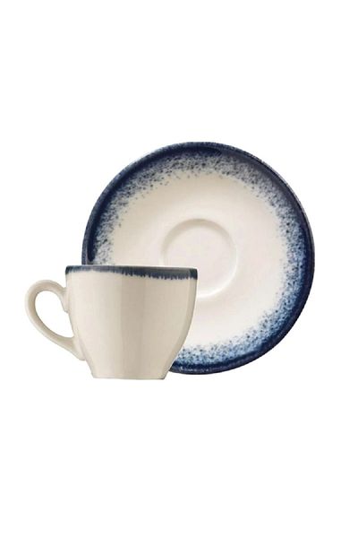 Kütahya Starry Dreams Porcelain Round Coffee Saucer Blue and White 12cm