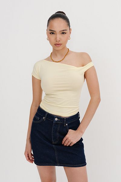 Addax Boat Neck Basic T-Shirt P1785