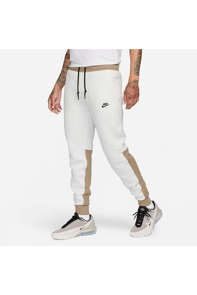 Nike Pants M Nike Tech Fleece Jogger Summit White/Khaki/Black L L INTL