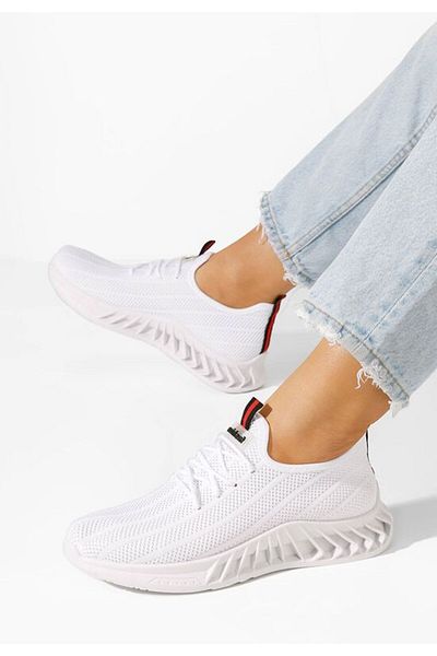 B T Shoes Pantofi sport dama Sandie albi