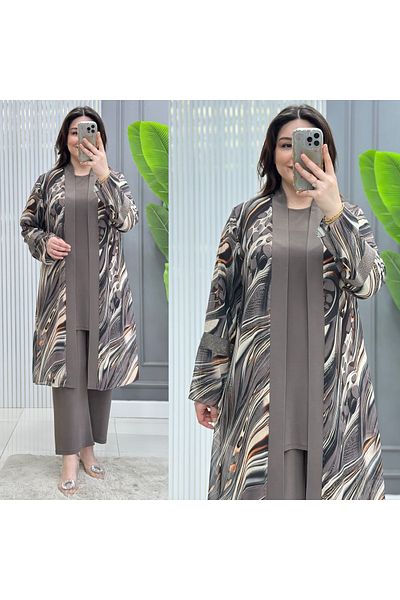 GK Σετ τουνίκ 3 τεμαχίων Sandy Chiffon