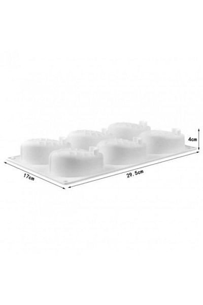 adhoreca Silicone mold 6 leaves, 29.5 x 17 x 4 cm