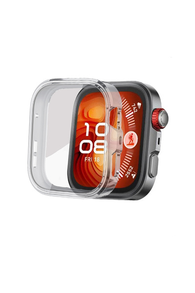 Tagomoon Huawei Watch Fit 4 PRO ile Uyumlu Kasa Ve Ekran Koruyucu 360 Tam Koruma Silikon Kılıf