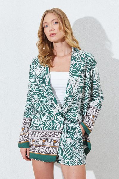 TENA Women's Khaki Skirt Juicy Blazer Jacket