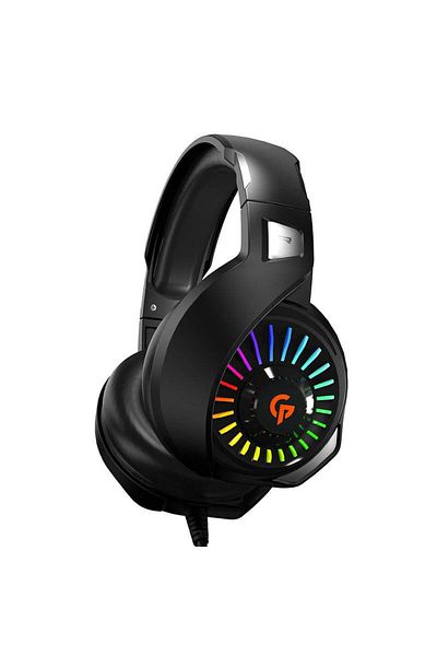 porodo RGB Definition Gaming Headset PDX410 Black Immersive Stereo Sound with Mic & RGB Lighting