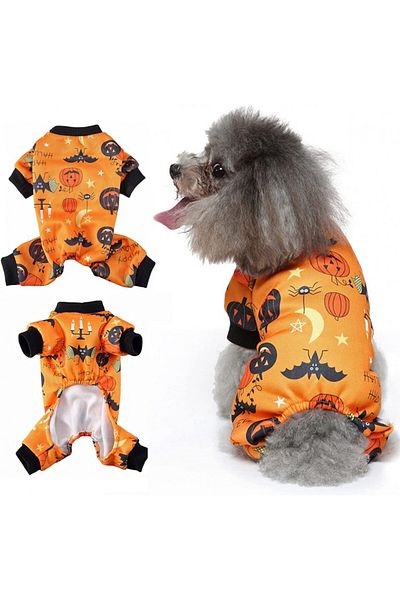 Mosucoirl Haină de Halloween pentru câini Mosucoirl, poliester, multicoloră, S