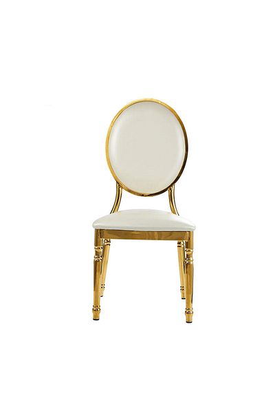 rexa Gold Stainless Steel Wedding Dining Chair – Luxury Seating for Banquets & Events