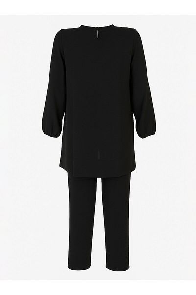 ALİA Plus Size Suit - Black - Alia