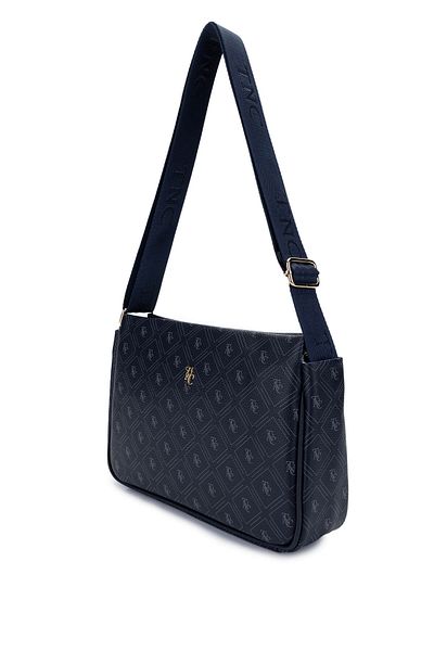 Tamer Tanca Women's Vegan Navy Blue Pattern Shoulder Bag