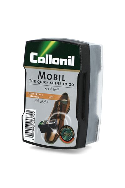 Collonil Mobil Vibrant Quick Glossy Shine Shoe Sponge Brown