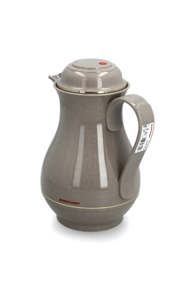 ROTPUNKT Glitter Effect Hot and Cold Vacuum Jug Grey 1 Liter