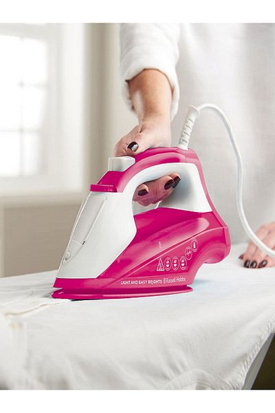 RUSSELL HOBBS 2400W Light and Easy Brights Steam Iron
