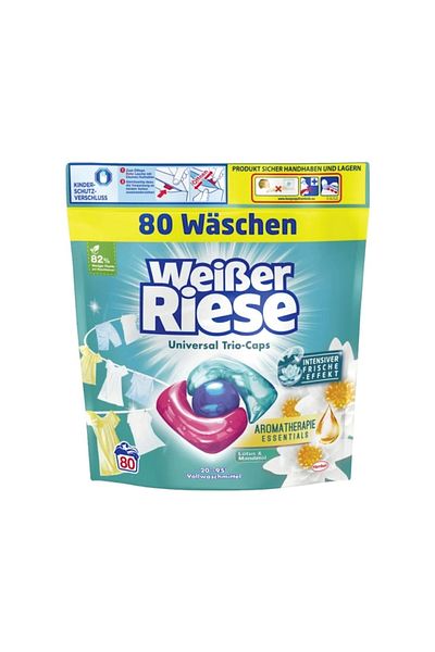Weisser Riese Laundry detergent capsules Weisser Riese, Universal, Lotus, 80 pieces