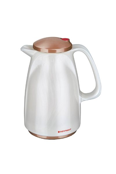 ROTPUNKT Durable and Elegant Design Vacuum Jug White and Brown 500ml