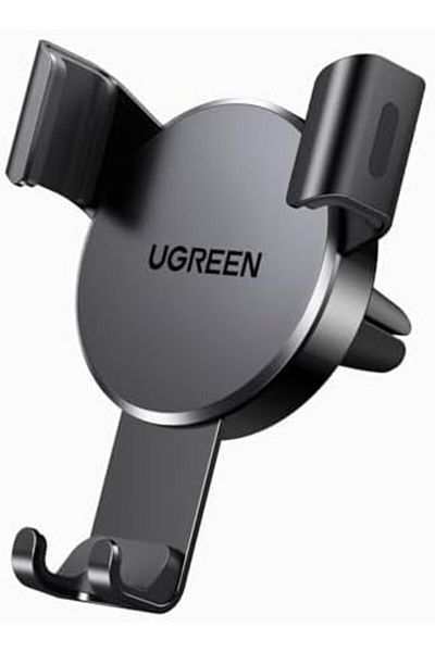 Ugreen Car Phone Holder Car Mount [360° Rotation for Air Vent], One-hand Auto Lock, Silicone Clip B