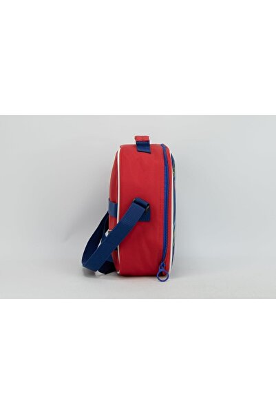 SUNCE Super Sonic Insulated Zipper Closure Lunch Tote Blue and Red SUNS-2251SOE
