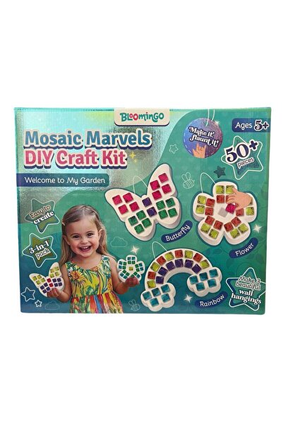 Bloomingo مجموعة أدوات صنع الفسيفساء الرائعة - مرحبًا بكم في حديقتي