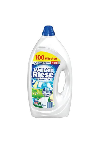Weisser Riese Gel laundry detergent, Weisser Riese, Universal, 100 washes, 4.5 l
