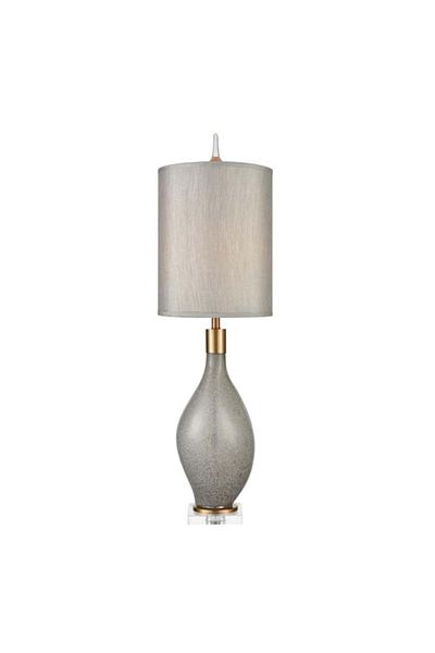 Siera Greenish Crystal Grey Lampshade D3637