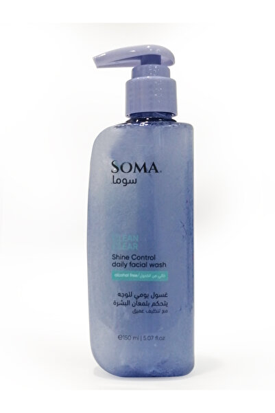 ALKHURAIJI Soma Facial Wash Clean Clear 150ml (5522) --- سوما غسول يومي للوجه...