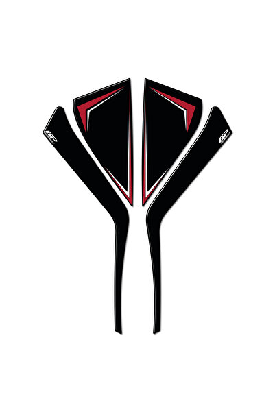 GP KOMPOZİT Honda PCX 125 / 150 2025 Uyumlu Yan Pad Kırmızı