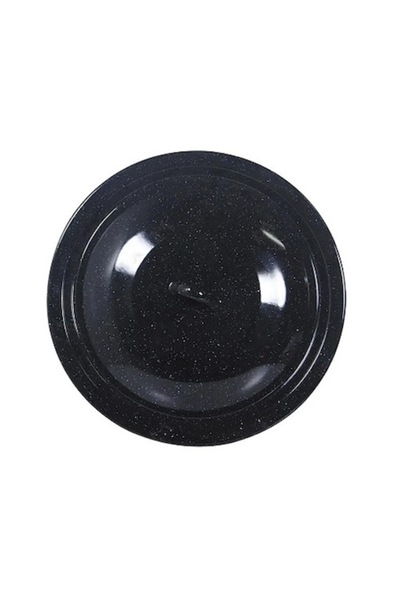 Emailul Medias Enameled lid for cauldron and pot, black with speckles, Emailul 57 cm
