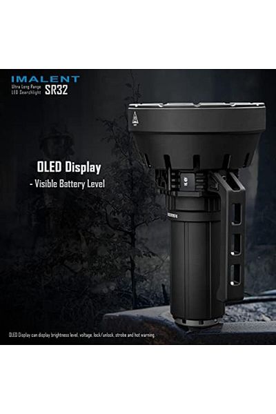 imalent SR32 Brightest Flashlight 120000 Lumens, 32 Extremely Bright XHP 50.3 hi LEDs up, PD 100W Fa