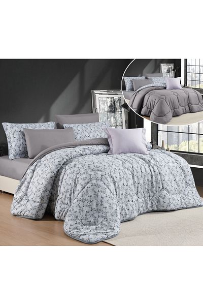 HOURS Horse Navran 7-piece comforter set with a modern and distinctive pattern, double-sided EVINA-001A