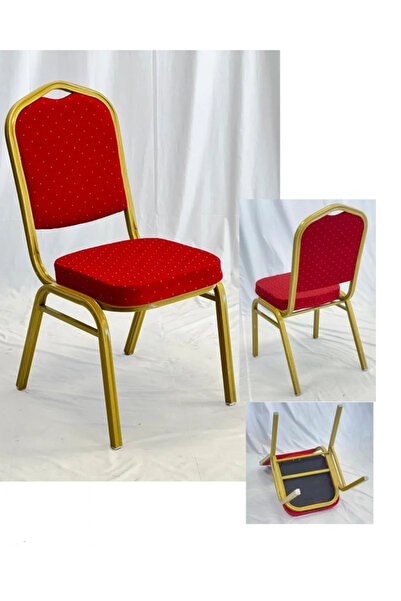 rexa Banquet Hall Chair – Turkish-Made Upholstered Steel Chair for Events & Conferences