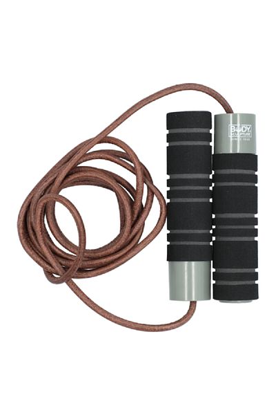 BODY SCULPTURE Leather Skip Rope with Weights Multicolor 2.7m