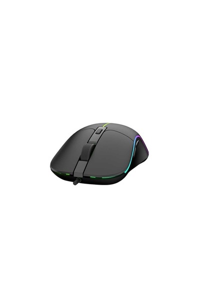 porodo Gaming RGB 7D Wired Gaming Mouse PDX311-BK Black Mouse with Programmable Buttons & RGB Light